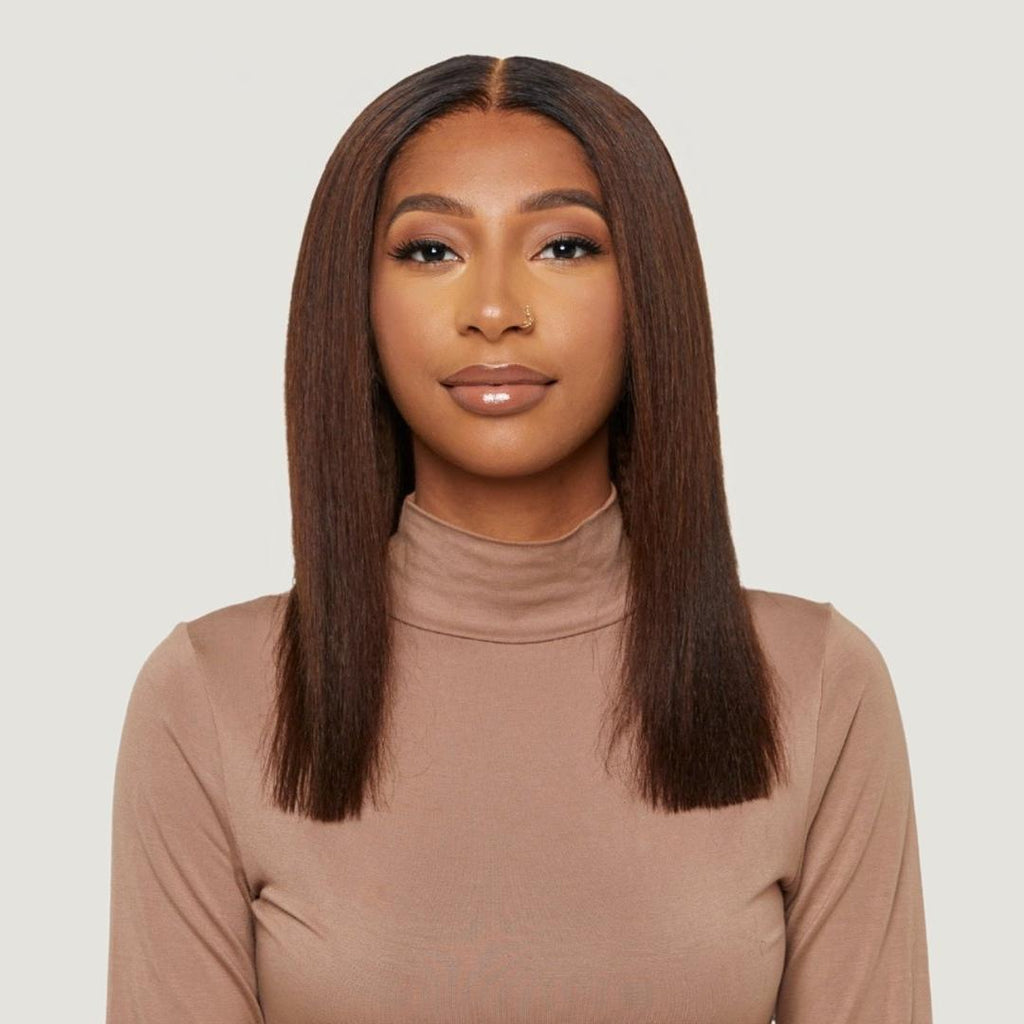 Natural Black Very Straight HD Lace Wigs