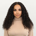Natural Black Loose Curly HD Lace Wigs