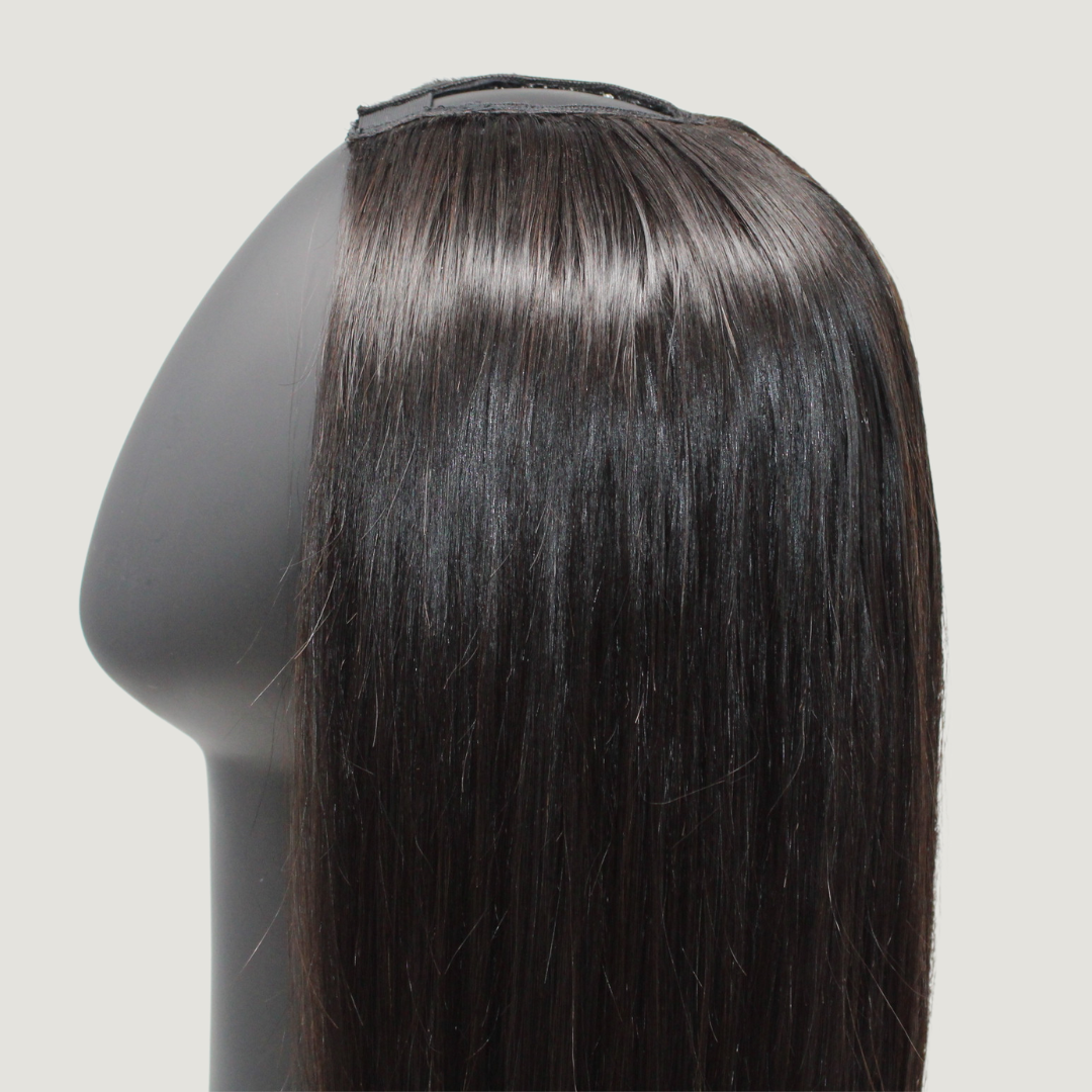 Natural Black V-Part Wig in 20 inches